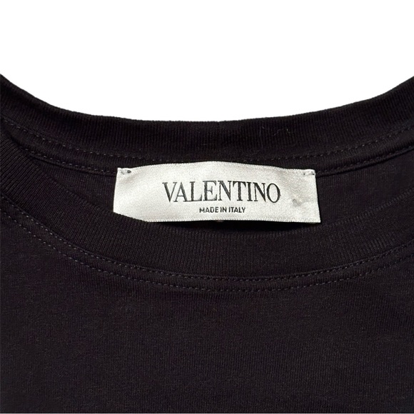Valentino MoonLover Print Black T-shirt Women’s Size XS - Picture 3 of 6